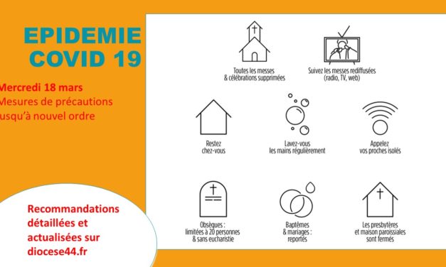 Mercredi 18 mars 2020 – 12H26 : nouvelle communication