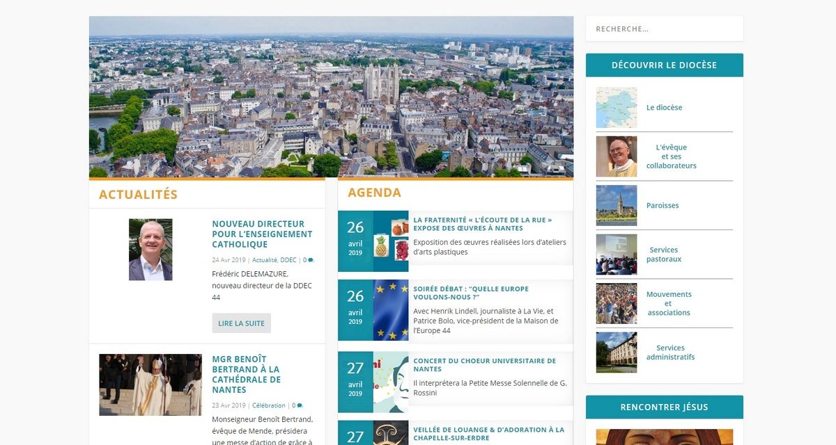 Un nouveau site pour le diocèse