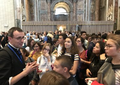 Visite St Pierre avec le Père Hervé