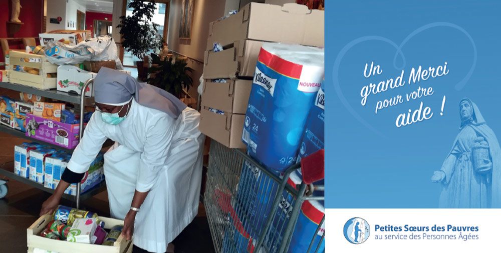 Un grand Merci des Petites Sœurs des Pauvres