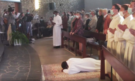 26 septembre 2020 : Ordination diaconale en vue du sacerdoce