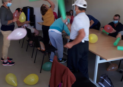 Atelier sur la berge