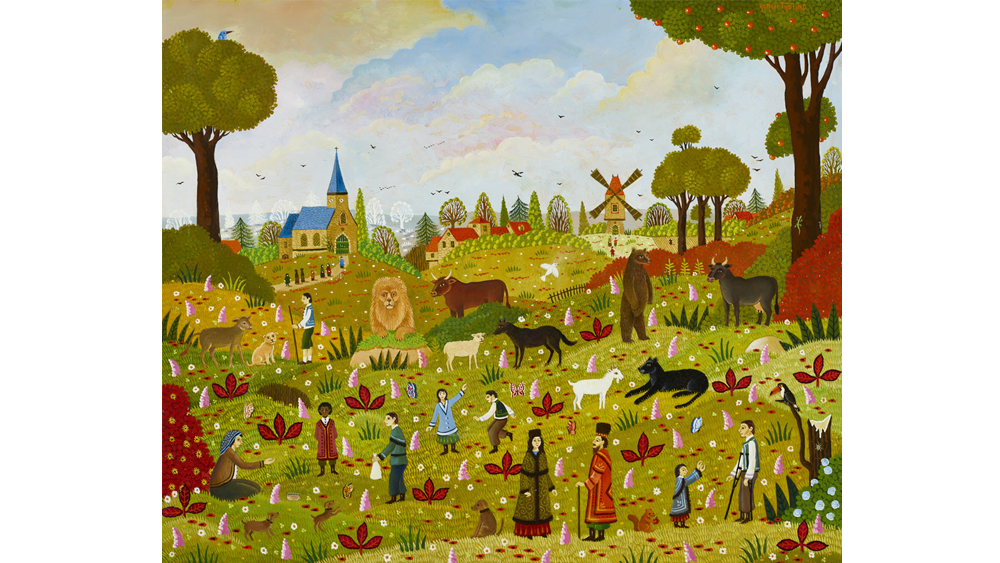 L’humanité réconciliée : l’œuvre offerte à Mgr James