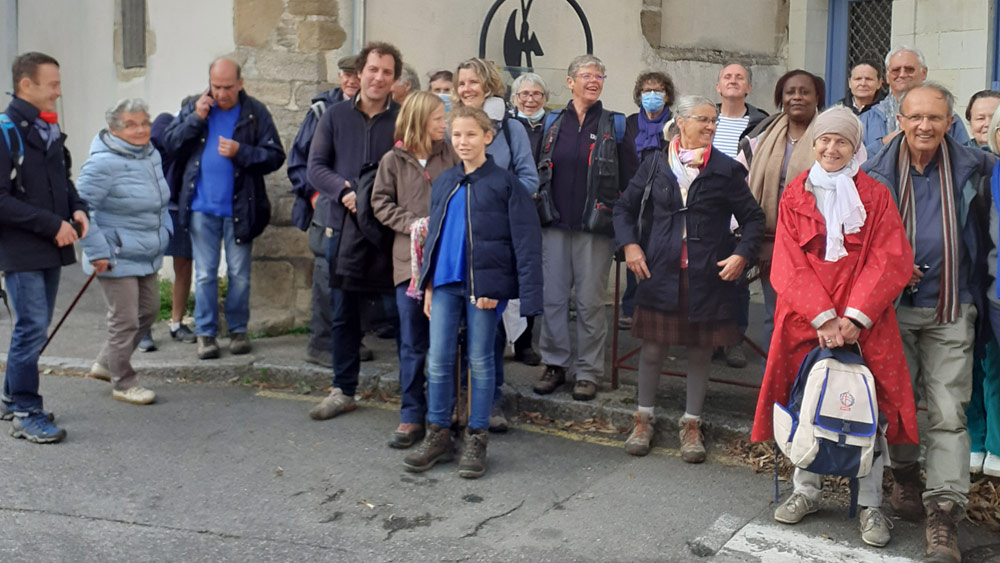La Fraternité du Tro-Breiz sur les bords de la Vilaine