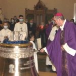 Bénédiction du bourdon par Mgr Percerou