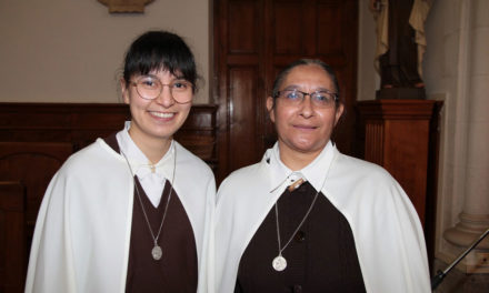 Premiers vœux de sœur Sindy à ND de Bethléem à Nantes