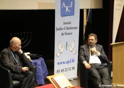 Mgr Pierre d’ Ornellas et Jean-François Bensahel, co-auteurs de « Juifs et chrétiens, frères à l’évidence ».