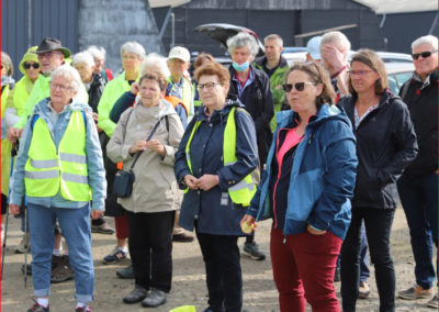 Halte pendant la marche