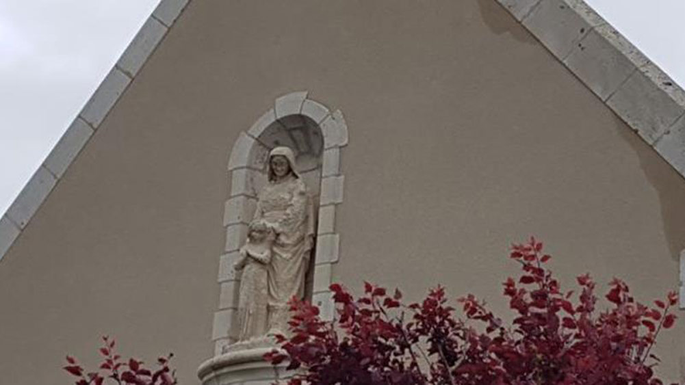 Une nouvelle statue pour la chapelle Sainte-Anne à Pornichet