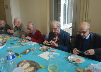 Repas de fruits de mer