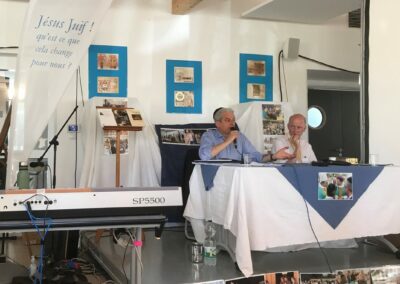 Rabbin Moché Lewin et Mgr Pierre d'Ornellas