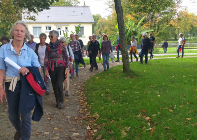 Départ de la marche