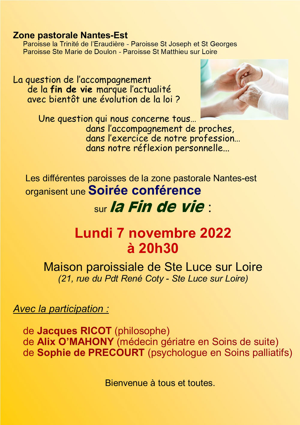 L'affiche de l'évènement