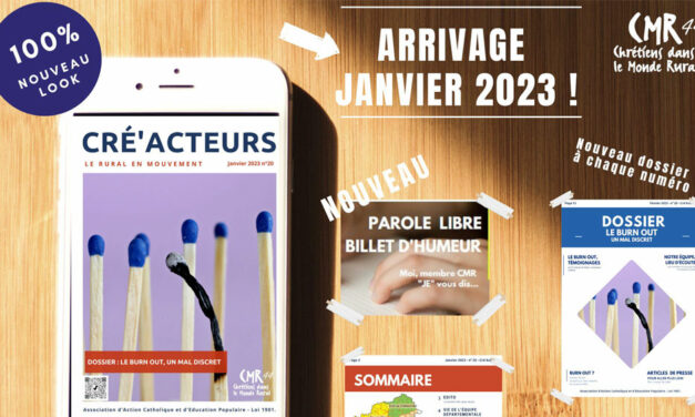 Le bulletin Cré’Acteurs, du CMR44 fait peau neuve !