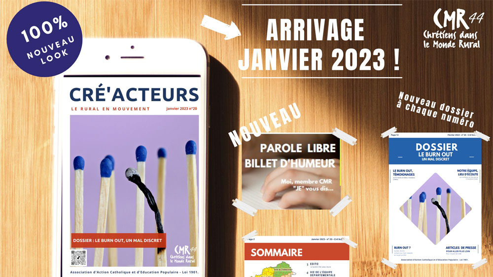 Le bulletin Cré’Acteurs, du CMR44 fait peau neuve !