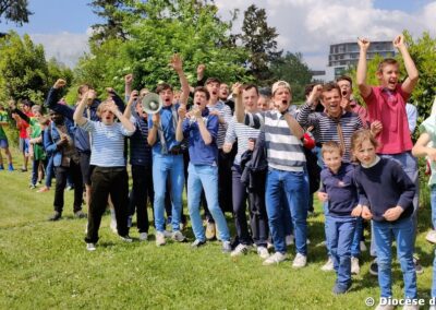 Des spectateurs enthousiastes