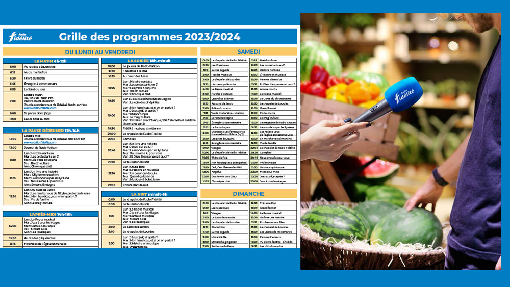 Les nouveaux rendez-vous de Radio Fidélité