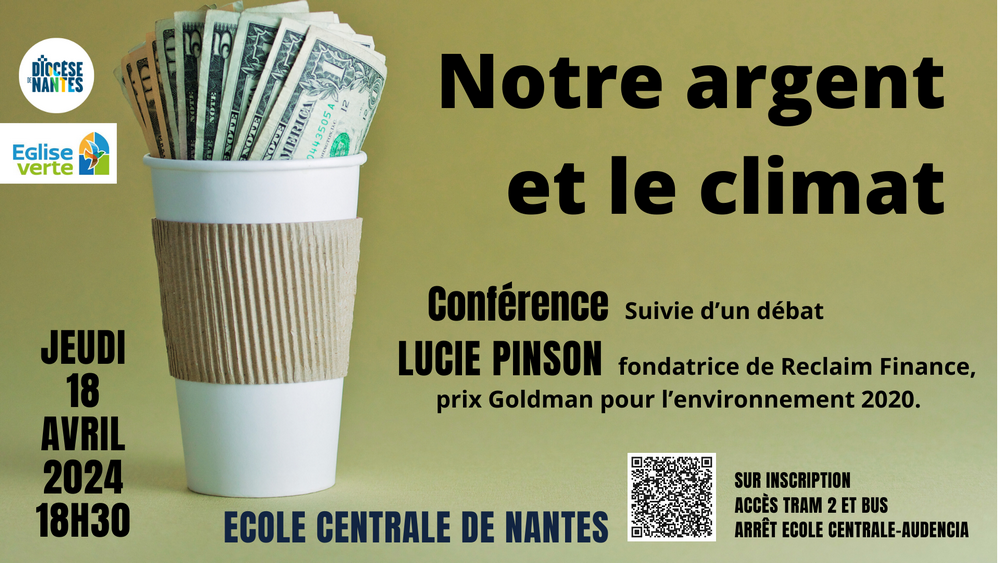 Conférence débat : « Notre argent et le climat »