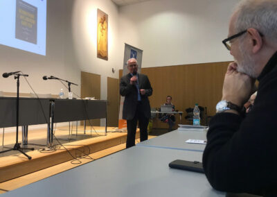 A droite, René Gambin, Président de la Communauté juive de Nantes