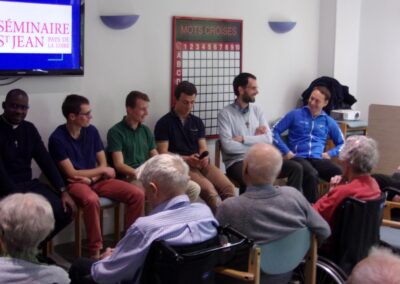 Rencontre avec des séminaristes nantais