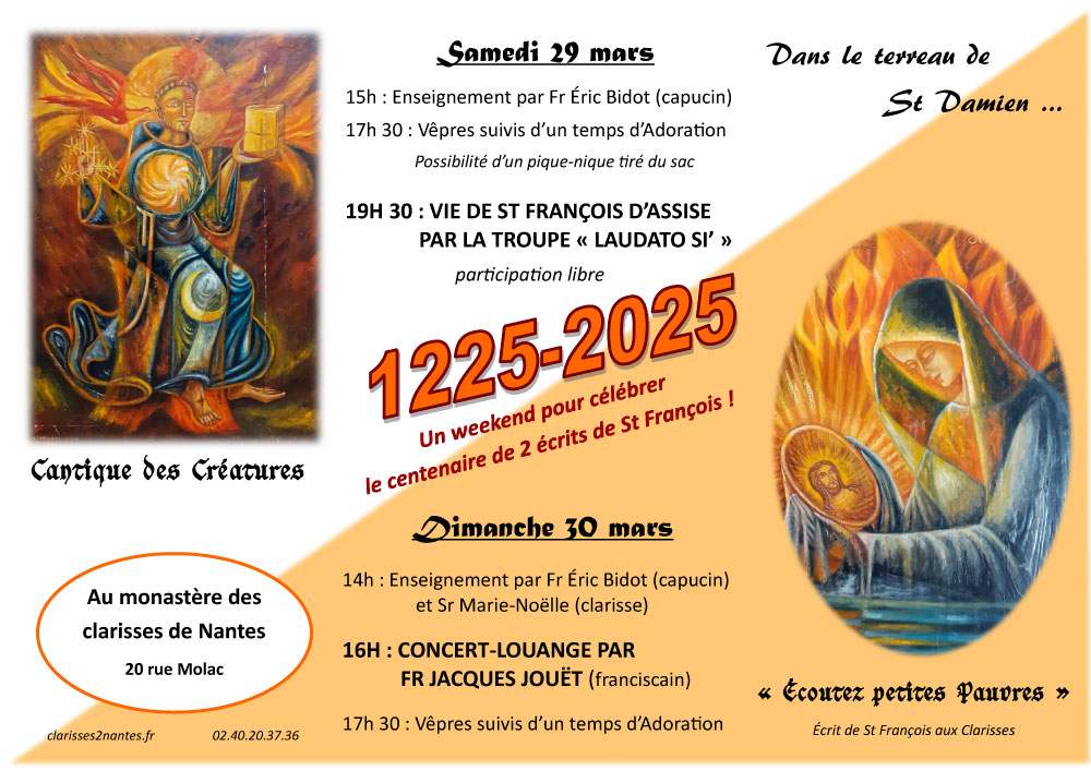 Franciscain_20250329-30_centenaire-2-ecrits_affiche