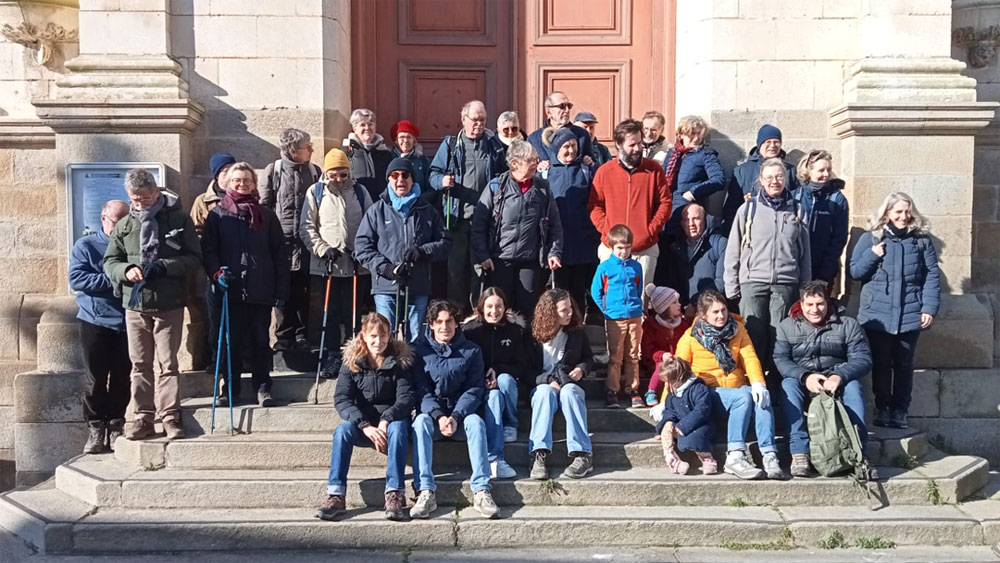 Marche du Tro Breiz à Savenay