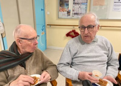 Voeux de Mgr Percerou - les pères Gouin et Voleau