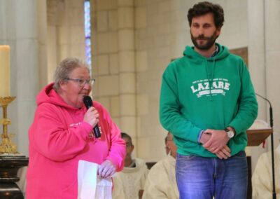 Brice et Freddy, de l'association Lazare