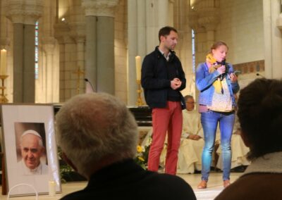 Pénélope et Jean-Baptiste Aubourg, responsables diocésains de l'Écologie Intégrale