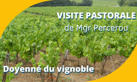 Visite pastorale de Mgr Percerou dans le doyenné du Vignoble