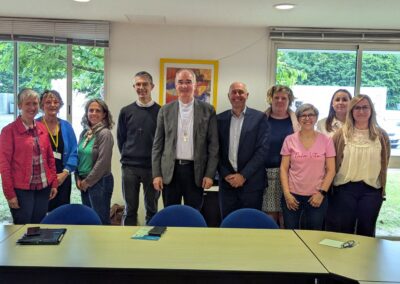 Hôpital Sèvre et Loire à Vertou, avec la Direction