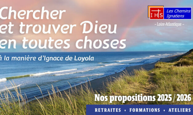 Programme 2025-2026 des Chemins Ignatiens