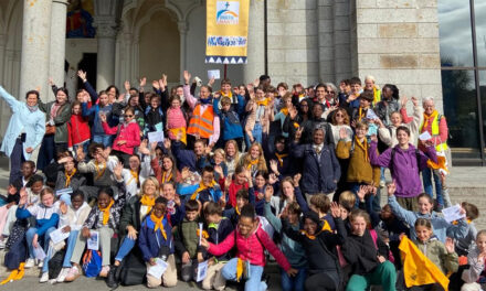 Pélé des jeunes des aumôneries de l’enseignement public